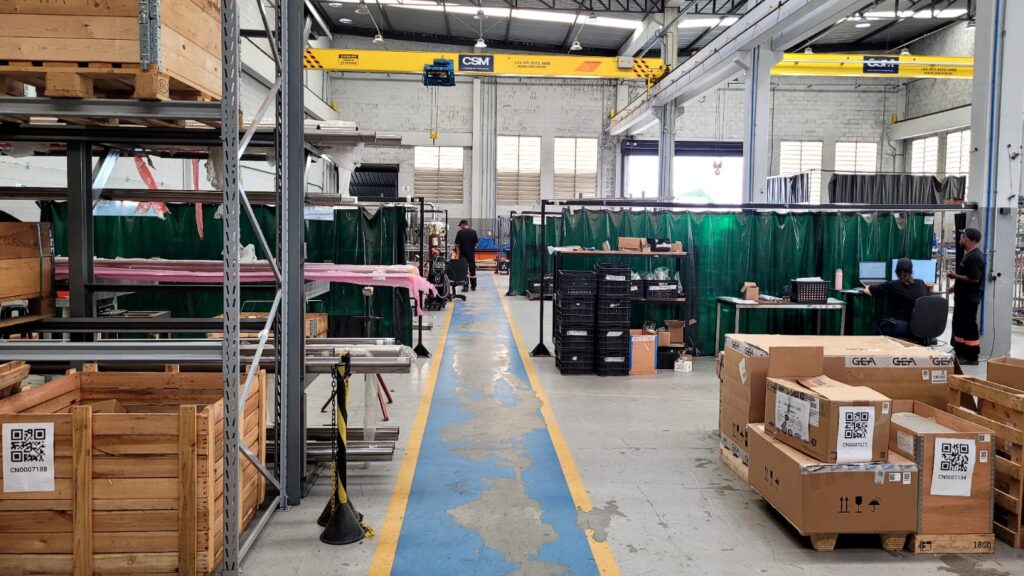 Fluxo de Processo - Armazenamento, Corte, Fabricação, Soldagem, Acabamento e Instalação